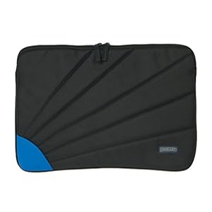 Protecta Rays Laptop Sleeve for 11.6 Inch laptops (Black & Blue)