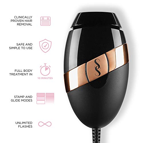 SmoothSkin Bare Plus Ultrafast IPL Laser Permanent Hair Removal for Men & Women, Works on Body & Face, Clinically Tested and FDA Cleared, Black - Thumbnail 2