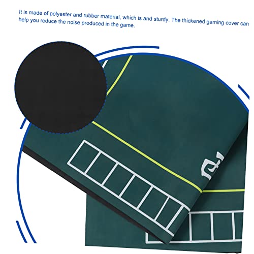 Tapis Paigow vert carré Abaodam coussin de jeu antidérapant polyester - 4