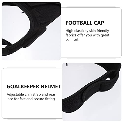 CLISPEED Macio Acolchoado Capacete Headguard Futebol Ajustável Capacete De Rugby Scrum Goleiro de Fu