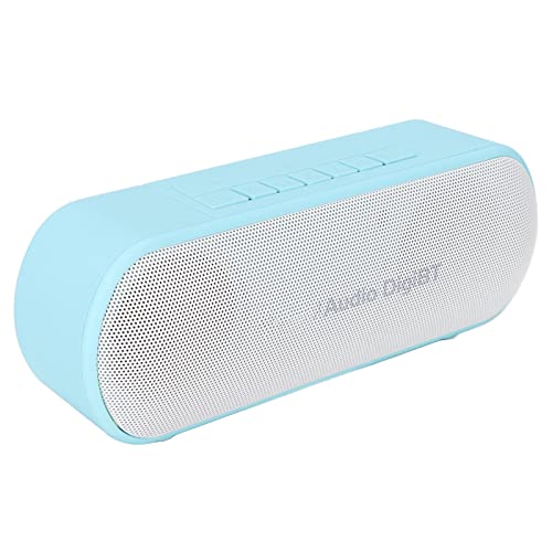 Denash BT Grabación de Altavoces Inalámbricos con Soporte de Tarjeta de Memoria en Forma de U para Portátiles, Altavoces de Grabación de Música Recargable para Diferentes Escenarios