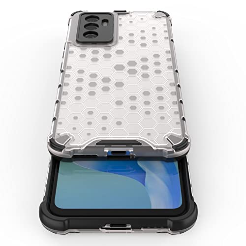 Image of Glasgow Back Case Cover Designed for Vivo V23e 5G - Transparent