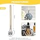 ATSGJLZN 4 Stück Docht für Öllampen,Öllampe Docht für Lampe Berger Katalytischen,16 cm (Silber)