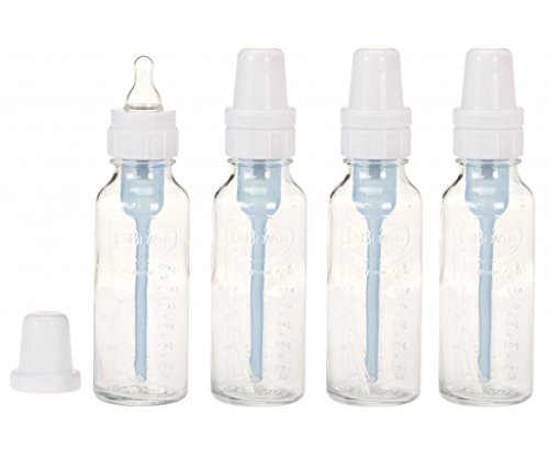 Image of Dr. Brown's Natural Flow Standard Glass Bottle, 8 Ounce - 4 Pack