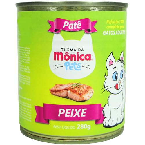 TURMA DA MONICA PATÊ LATA GATO - PEIXE LATAS DE 280g