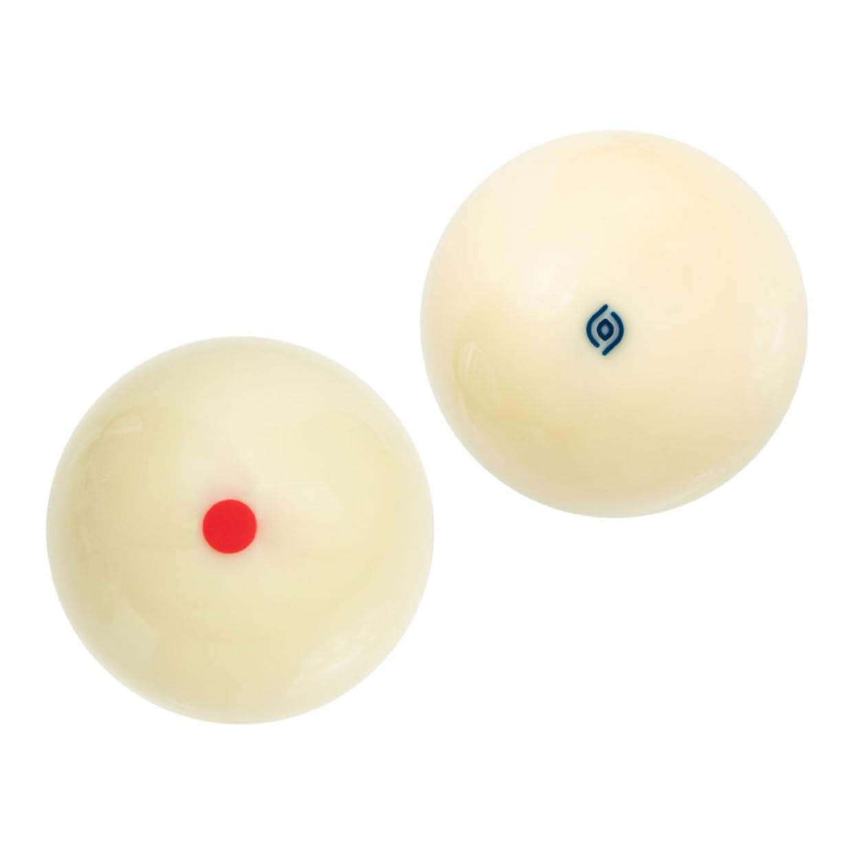 GOOHOCHY 2Pcs Wear Resistant Billiard Balls Replaceable Pool Balls for Professional Training Scratch Impact Resistant Mixed Style