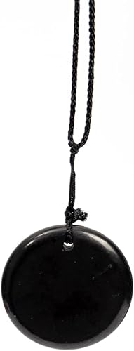 Miniatura 4 de Colgante de Shungite con piedra de protección EMF curativa para chakra y equilibrio energético, talla única , Piedra