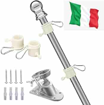 Mât De Drapeau En Acier Inoxydable Avec Base - Mâts De Drapeau - MTO