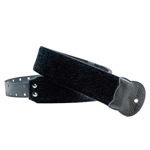 RightOn STRAPS  ギターストラップ 幅 6cm 長さ 92~139cm MOFUNEKO BLK