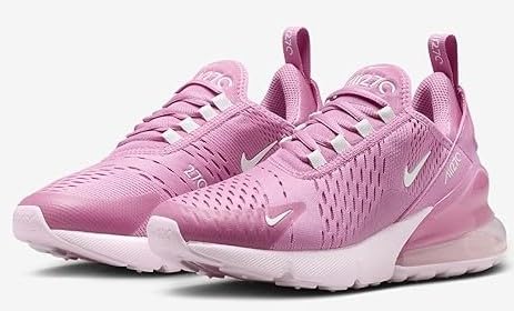 Nike Air Max 270 Big Kids' Shoes (HQ1553-646, Magic Flamingo/Pink Foam) Size 6.53