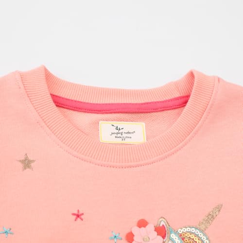 Mrocioa Toddler Girls Sweatshirt Crewneck Hoodies Long Sleeve Fall Winter T-Shirt Kids Cotton Tops3