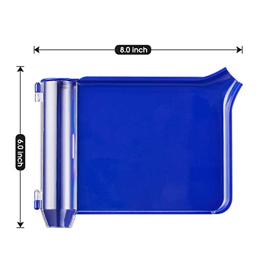 Image of Medarchitect Right Hand Pill Counting Tray with Spatula (Blue - L Shape) (Pack of 2)