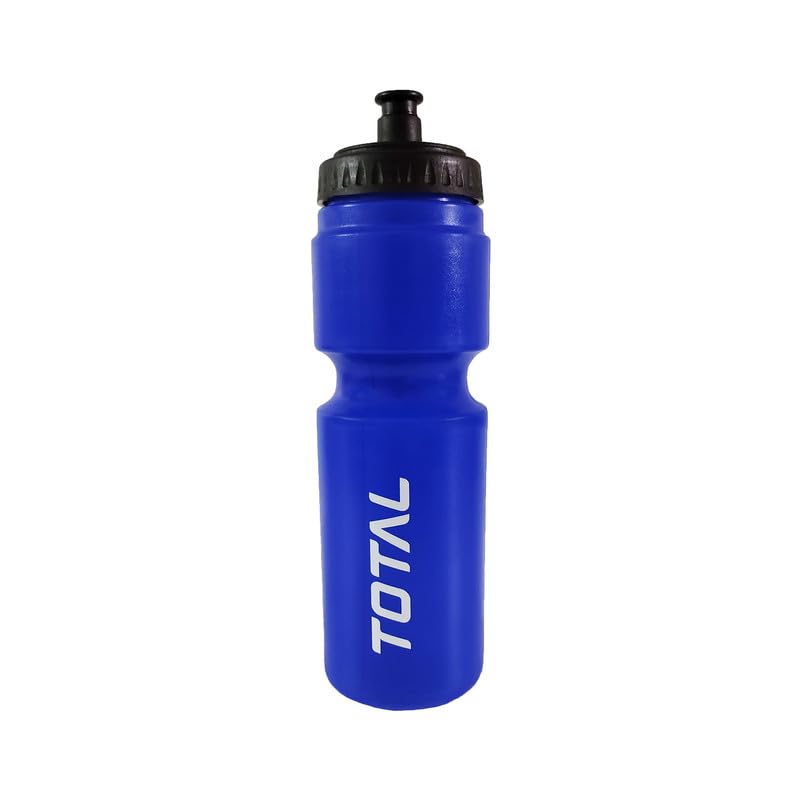 Image of TOTAL Sipper Bottle for Gym, Running, Cycling | BPA-Free Sports Water Bottle with Push /Pull Leakproof Cap | Lightweight, Durable & Reusable Bottle for Outdoor Fitness Use Blue | 800 ML