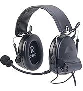 Amazon | ZTAC Comtac III タクティカルヘッドセット ノイズキャンセ
