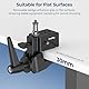 SMALLRIG Super Clamp Kit 2-Pack, Hochleistungs Max Load 33lb/15kg, mit einem 1/4-20 und 3/8-16 oberen Schraube, für Fotostudio Video-Kamera-Beleuchtung, für runde Rohre und flache Oberflächen - 5318