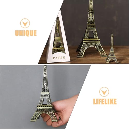 Set 5 Estatuas Mini Torre Eiffel Zinc miniatura 5