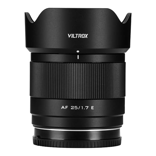 VILTROX AF 25mm F1.7 E Lens for Sony E Mount APS-C Cameras, STM Autofocus Wide-Angle Prime Lens with Large Aperture for ZV-E10 A6400 A6600 FX30 A6100 A7C A7CII A7CR, Lightweight and Compact - Image 6