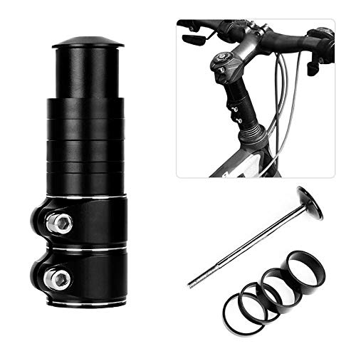 Yizhet Bike Stem Riser 28mm Bicycle Fork Stem Extender Aluminum Alloy MTB Bike Stem Riser 138mm Handlebar Riser Head Up Adapter Suitable for Cycling, Road Bike, Mountain Bike, BMX