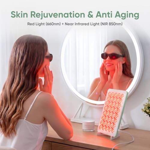 Image of Nanoleaf Red Light Therapy Panel for Face & Body, 160 Dual Chip LEDs