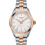  Tissot Damen-Uhren Analog Quarz One Size Edelstahl 87249824