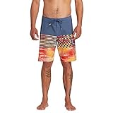 Tecnología Cinch Fly Volcom Boardshort Lido Block Mod 21 - Hombre Surf Boardshorts - Indigo