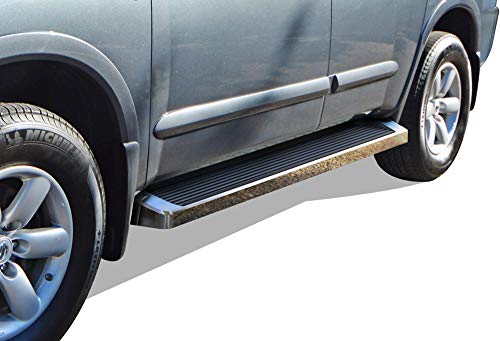 Estribos laterales estilo Silver Running Board para Nissan Titan