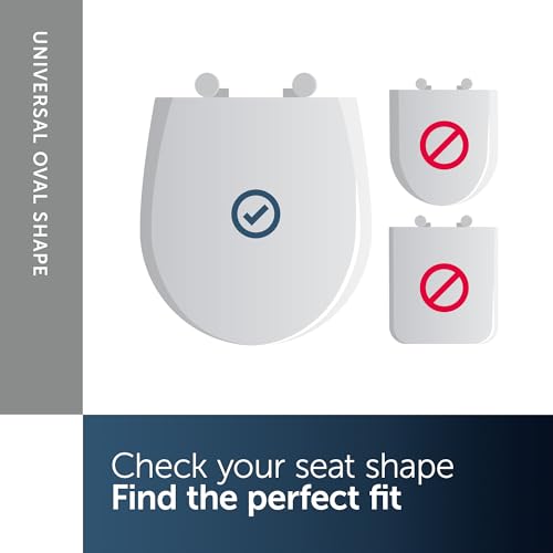 Ideal Standard Tirso WC-bril "Sandwich"-design, ovale universele vorm, met softclosemechanisme en Quick-Release-functie voor eenvoudige reiniging, gerecycled polypropyleen, wit