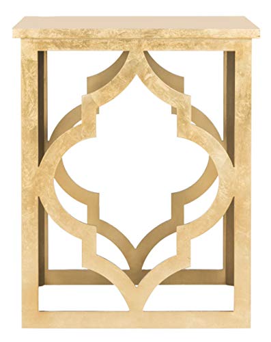 Safavieh American Homes Collection Milo Silver Leaf Trellis End Table #TOP6