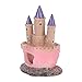 AYNEFY Aquarium Castle Decorations,Resin Cartoon Castle Shape Fish Cave Hideouts Ornaments Aquarium Landscape Decoration for Freshwater and Saltwater Fish