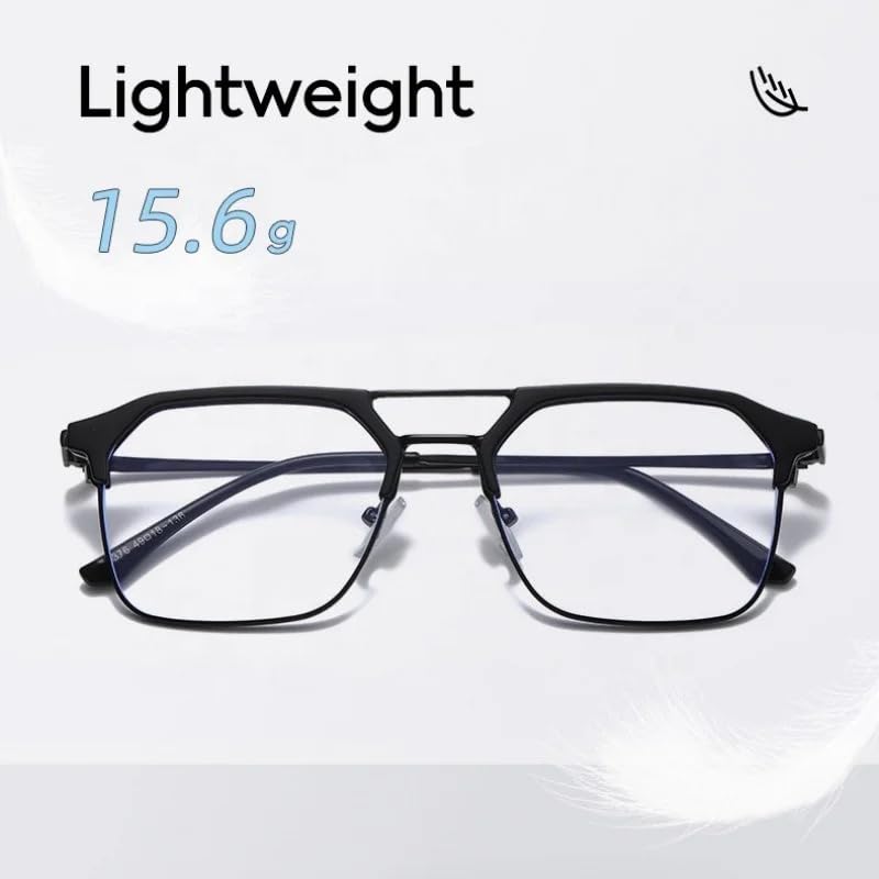 Poshh Eyewear Blue Light Blocking Glasses Black - Image 7