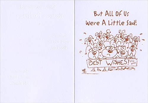 Designer Greetings Shocked Worker Bees Funny/Humorous Retirement Congratulations Card from All of Us
