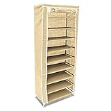 Ahorro de espacio - Medidas totales del armario (Alto x Ancho x Largo): 151 x 60 x 30 cm - También es adecuado para las pequeñas esquinas de los cuarto de los niños o el ático - Ideal para colocar los zapatos o la ropa cuando se va de acampada