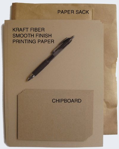 150 Sheets Chipboard 46Pt (Point) 3 X 5 Inches Medium Weight Photo|Card Size .046 Caliper Thickness Cardboard Craft|Packing Brown Kraft Paper Board #TOP4