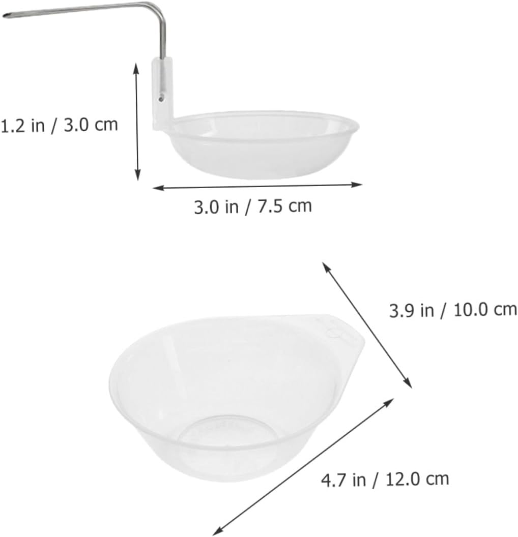 Luxshiny Portable Camping Bowl and Spoon Set, Pp Plastic Bowls with Soup Spoons, Lightweight 4pcs Outdoor Utensil Set for Barbecue and Hiking