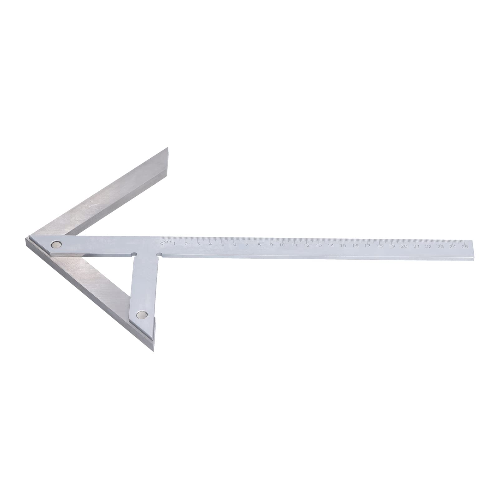 Srliya Righello Calibro Centrale [segnaposto] Righello per Misurazione Layout per Ispezione Dimensionale per Marcatura di Precisione Acciaio Inossidabile Inciso