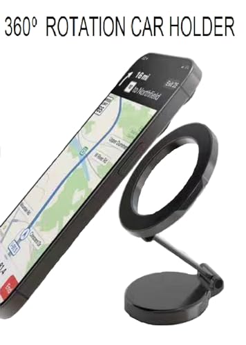 Tahamus Compatível com suporte magnético MagSafe para carro, compatível com iPhone 15 14 13 12 Pro M