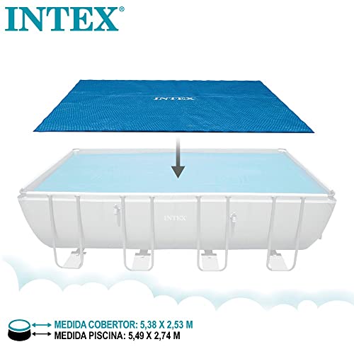 Intex Solarabdeckplane für Ultra Frame rechteckig 549 x 274 cm, Stärke 160 Mikron, Fertigungsmaß: 538 x...