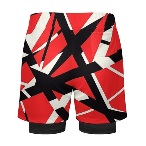 Men Lightweight Swim Trunks for Van 1986 Halen Beach Pants,Beach Board Shorts Surf Quick Dry Breathable Swim Trunks for Party4
