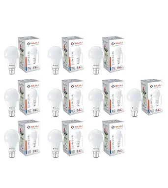 Bajaj Ivora HB LED LAMP 9W CDL B22 (Pack of 10)