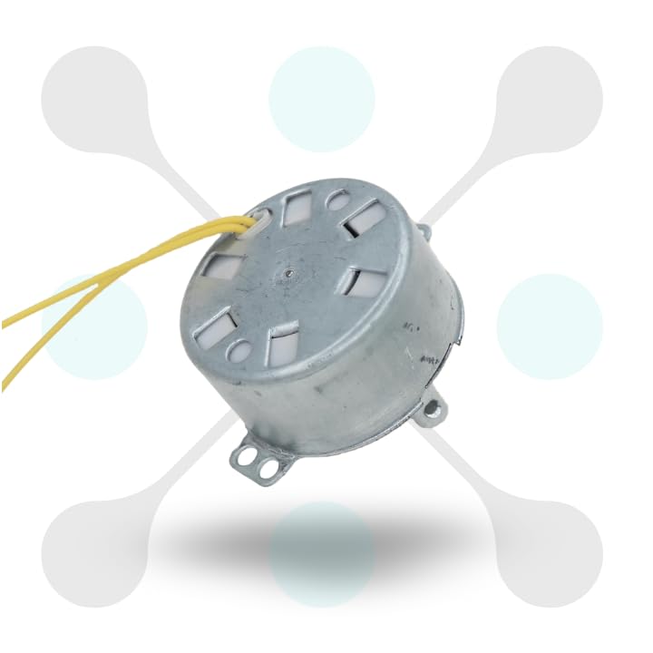 ROBOWAY AC Synchronous Geared Motor 6 RPM Swing Motor for Air Coolers, Heaters, Popcorn Machines, and DIY Models 220–240V (Iron Body) (Pack of 5) - Image 3 thumbnail