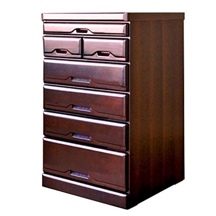 ダークレッド　6段チェスト　翔天　展示品 Amazon｜45幅 6段 45-6HC 翔天 DR ダークレッド 仏壇チェスト