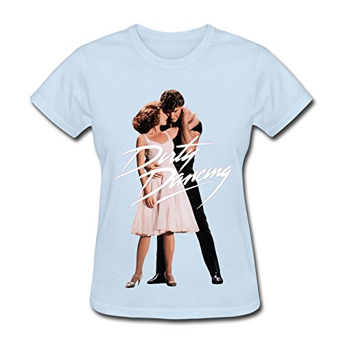 OKKUII Passion Women's Dirty Dancing T-Shirt White Medium