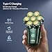 HiBig Head Shavers for Bald Men - 7D Arc Electric Razor with Magnetic Detachable Head, Waterproof Wet Dry 5-in-1 Electric Shaving & Grooming Kit, LED Display Head & Body Hair Shaver, Dark Green