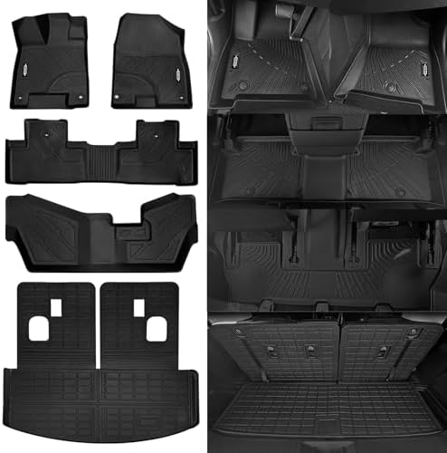 NQOQN All-Weather Floor Mats For 2023-2025 Honda HR-V – Full Set With Trunk & Backseat Protectors