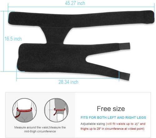 Soporte para cadera y muslo con compresión unisex miniatura 7
