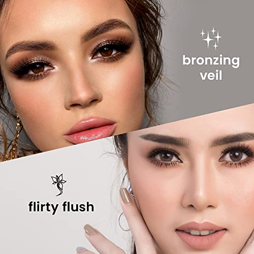 Ccolor Cosmetics - Natural Glow Face Palette, Make Up Set Highlighter Palette & Blush Palette, Bronzer Palette Contour Kit With Shimmer & Glow Shades For Dewy Look, Paraben-Free Make Up Kits #TOP2