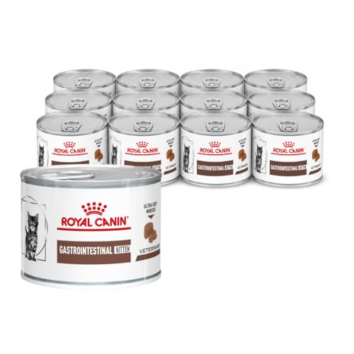 Royal Canin Veterinary Gastrointestinal Kitten | 12 x 195 g | Alimentation Humide pour Chatons | Mousse Ultra Douce | pour favoriser la Digestion et la...