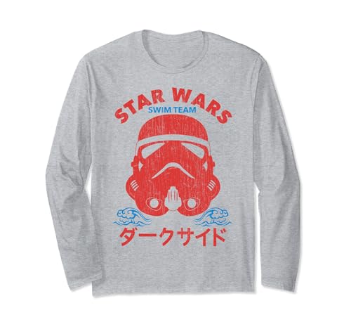 T-shirt Star Wars Swim Team manches longues avec motif casque de Stormtrooper pour fans