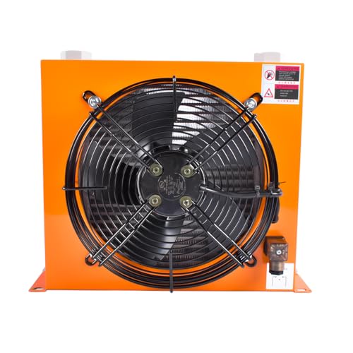 Image of Industrial Hydraulic Oil Cooler Flow Fan Radiator 90W 100L /min AC110V /60HZ | AH1012T-CA