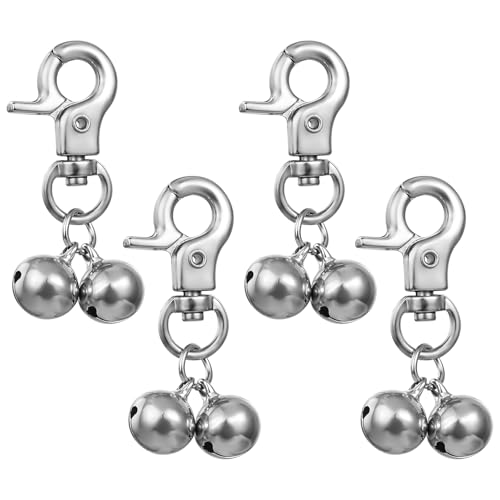 Bell for Small Dog Collar, 4 Pcs Dog Collar Bell for Pets Trackin...